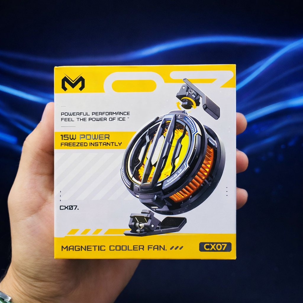 MEMO CX07 15W Magnetic Cooler Fan for Mobile Gaming – Powerful Performance